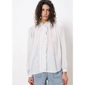 FRNCH Celena White Shirt